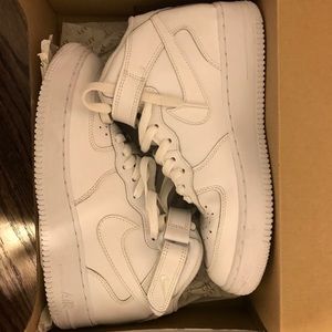 Men’s Air Force One Mids White Size 7